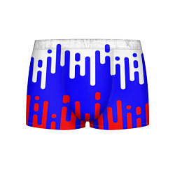 Трусы-боксеры мужские Русский триколор, цвет: 3D-принт