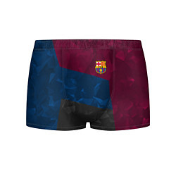 Трусы-боксеры мужские FC Barcelona: Dark polygons, цвет: 3D-принт
