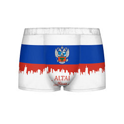 Трусы-боксеры мужские Altai: Russia, цвет: 3D-принт
