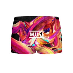 Трусы-боксеры мужские MUSE: Neon Colours, цвет: 3D-принт