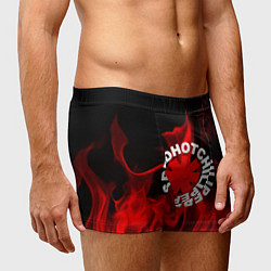 Трусы-боксеры мужские RHCP: Red Flame, цвет: 3D-принт — фото 2