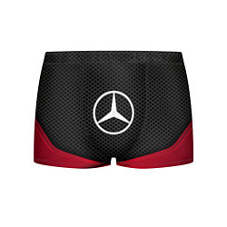 Трусы-боксеры мужские Mercedes Benz: Grey Carbon, цвет: 3D-принт