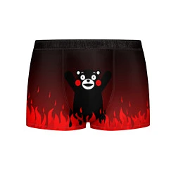Трусы-боксеры мужские Kumamon: Hell Flame, цвет: 3D-принт