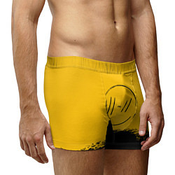 Трусы-боксеры мужские 21 Pilots: Yellow Logo, цвет: 3D-принт — фото 2