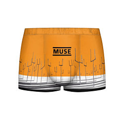 Трусы-боксеры мужские Muse: Orange Mood, цвет: 3D-принт