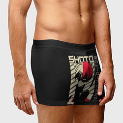 Трусы-боксеры мужские My Hero Academia красные волосы, цвет: 3D-принт — фото 2