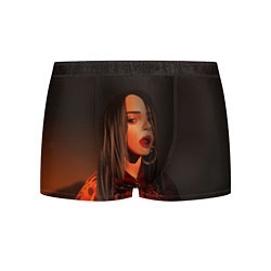 Трусы-боксеры мужские Billie Eilish: Red Head, цвет: 3D-принт