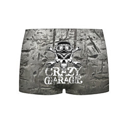 Трусы-боксеры мужские Crazy garage, цвет: 3D-принт