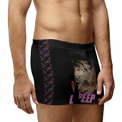 Трусы-боксеры мужские Lil Peep, цвет: 3D-принт — фото 2