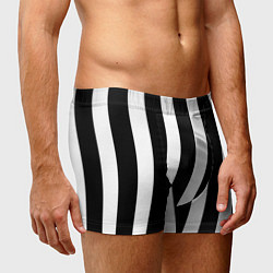 Трусы-боксеры мужские Полоска, цвет: 3D-принт — фото 2
