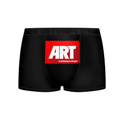 Трусы-боксеры мужские Art red, цвет: 3D-принт