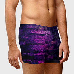 Трусы-боксеры мужские Purple-Wall, цвет: 3D-принт — фото 2