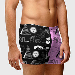 Трусы-боксеры мужские Руки, статуи, цвет: 3D-принт — фото 2