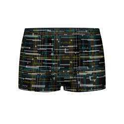 Трусы-боксеры мужские Cyberpunk Tartan, цвет: 3D-принт