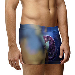 Трусы-боксеры мужские Морской конёк, цвет: 3D-принт — фото 2