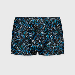 Трусы-боксеры мужские Ноты, цвет: 3D-принт