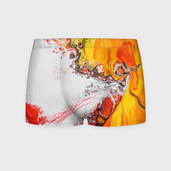 Мужские трусы Рисунок желтой краской