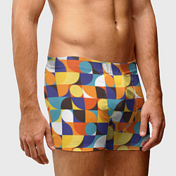 Трусы-боксеры мужские Геометрия, цвет: 3D-принт — фото 2