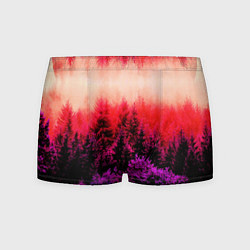 Трусы-боксеры мужские КРАСНАЯ ОСЕНЬ, цвет: 3D-принт