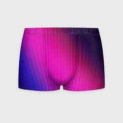Трусы-боксеры мужские Фиолетово-малиновый градиент, цвет: 3D-принт