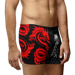 Трусы-боксеры мужские Токийские Мстители: Красный дракон, цвет: 3D-принт — фото 2
