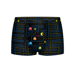 Трусы-боксеры мужские Пиксельный Пакман, цвет: 3D-принт