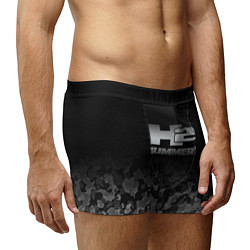 Трусы-боксеры мужские H2 HUMMER LOGO, цвет: 3D-принт — фото 2