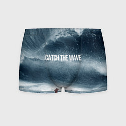 Трусы-боксеры мужские Волна мыслей, цвет: 3D-принт