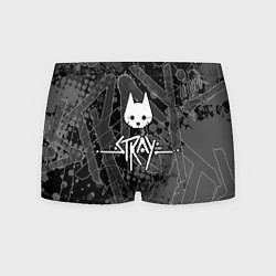 Трусы-боксеры мужские Stray кот бродяга, цвет: 3D-принт