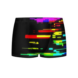 Трусы-боксеры мужские Color fashion glitch, цвет: 3D-принт