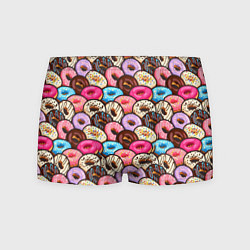 Трусы-боксеры мужские Sweet donuts, цвет: 3D-принт