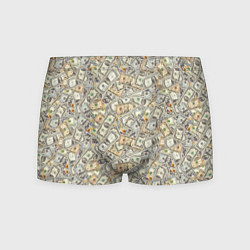 Мужские трусы Доллары 1, 2, 10, 100 банкноты