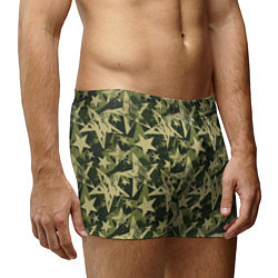 Трусы-боксеры мужские Star camouflage, цвет: 3D-принт — фото 2