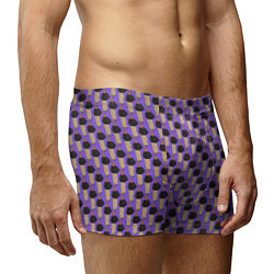 Трусы-боксеры мужские Свидетель из Фрязино фиолетовый, цвет: 3D-принт — фото 2
