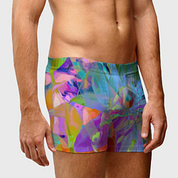 Трусы-боксеры мужские Abstract color pattern Summer 2022, цвет: 3D-принт — фото 2