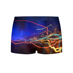 Трусы-боксеры мужские Neon vanguard pattern Lightning Fashion 2023, цвет: 3D-принт