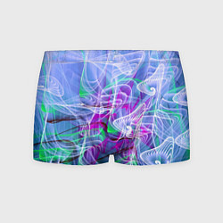 Трусы-боксеры мужские Абстрактный фрактальный летний паттерн Abstract fr, цвет: 3D-принт
