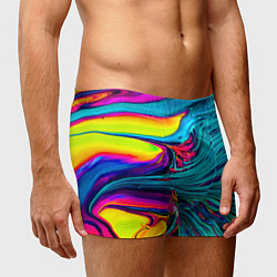 Трусы-боксеры мужские Paint Wave, цвет: 3D-принт — фото 2