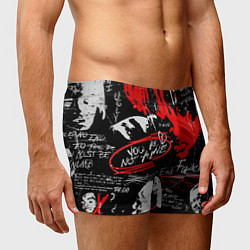 Трусы-боксеры мужские XXXTENTACION YOU ARE NOT ALONE, цвет: 3D-принт — фото 2