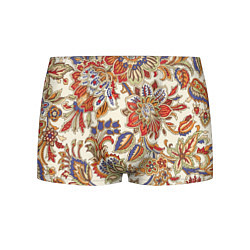 Трусы-боксеры мужские Цветочный винтажный орнамент, цвет: 3D-принт