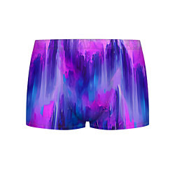 Трусы-боксеры мужские Purple splashes, цвет: 3D-принт