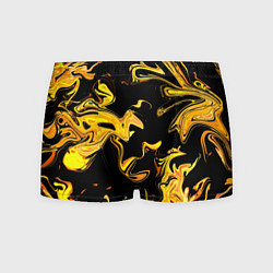 Трусы-боксеры мужские Огненная лава флюид, цвет: 3D-принт