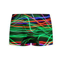 Трусы-боксеры мужские Абстрактное множество цветных линий, цвет: 3D-принт