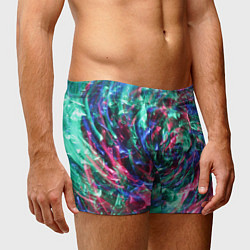 Трусы-боксеры мужские Цветной круговорот, цвет: 3D-принт — фото 2