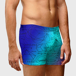 Трусы-боксеры мужские Неоновая формула, цвет: 3D-принт — фото 2