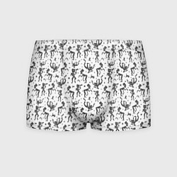 Мужские трусы Скелетон в шляпе