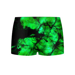 Трусы-боксеры мужские Зеленый фантом, цвет: 3D-принт