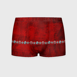 Трусы-боксеры мужские Красный градиент, цвет: 3D-принт