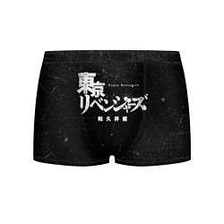 Трусы-боксеры мужские Токийские мстители иероглифы надпись, цвет: 3D-принт