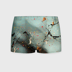 Трусы-боксеры мужские Светлый туман и разные краски, цвет: 3D-принт